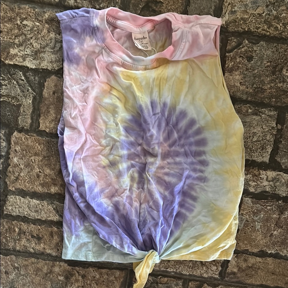 Dreamsicle Girls Tie Dye Tank Top